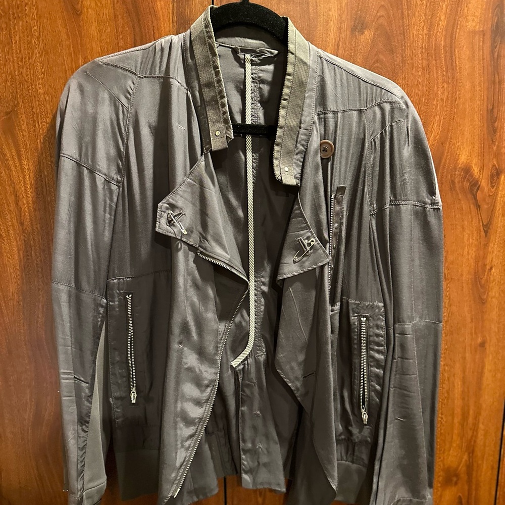 Moschino Gray Utility Jacket